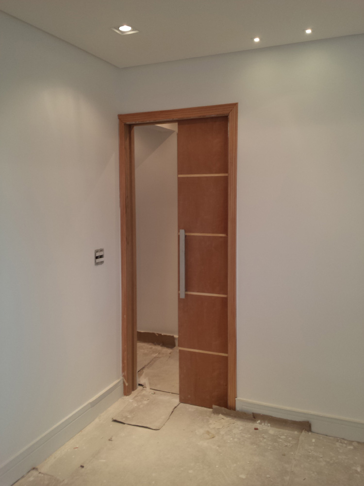 porta de correr embutida