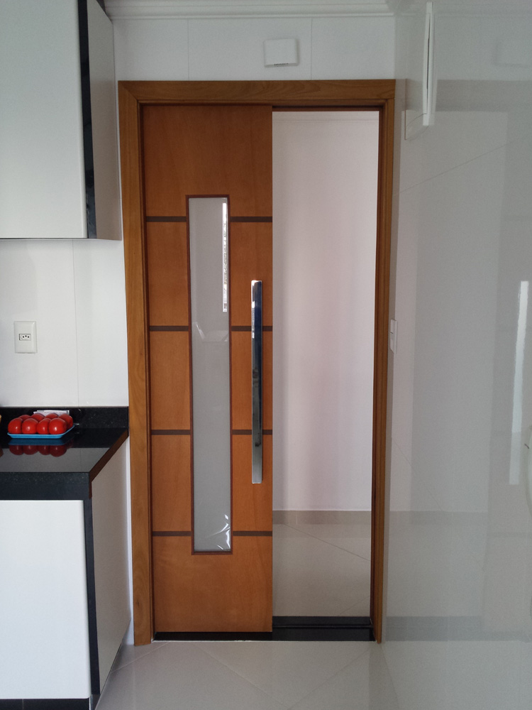 porta de correr embutida