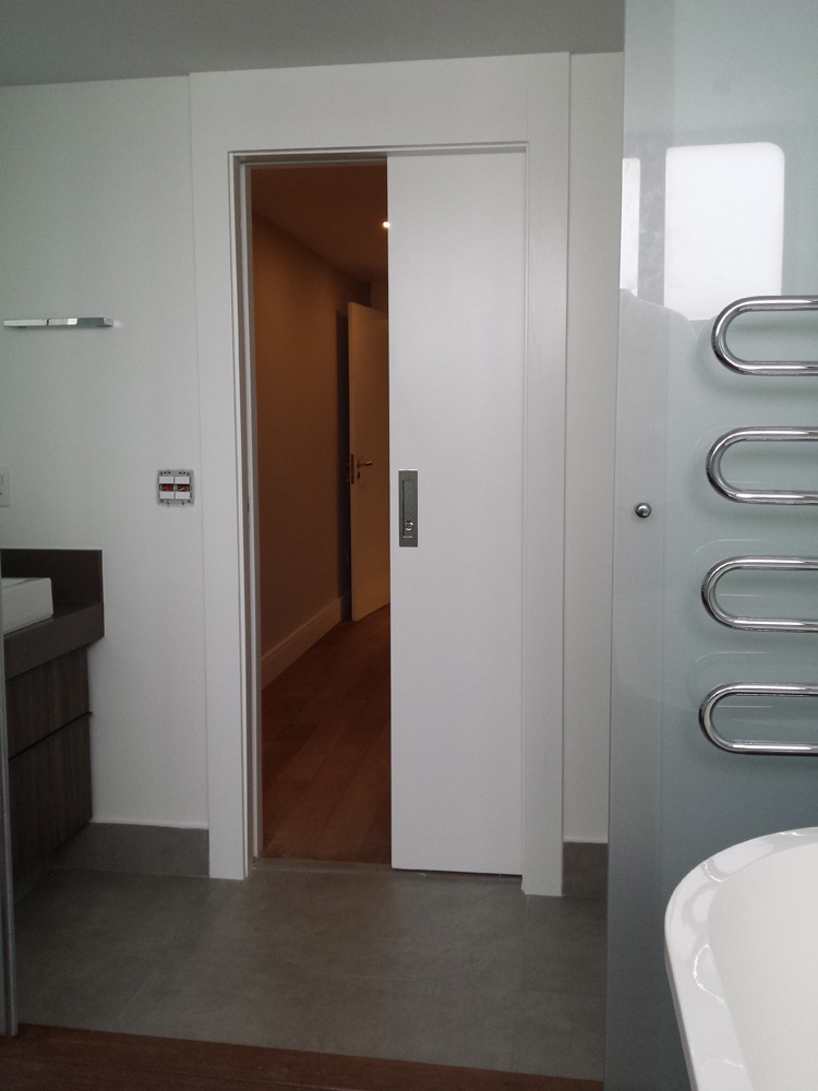 porta de correr embutida