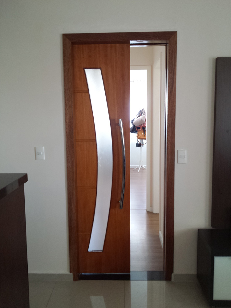 porta de correr embutida