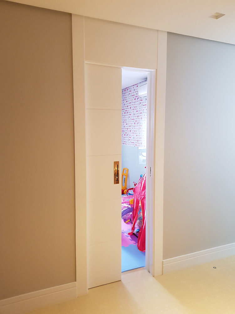 porta de correr embutida