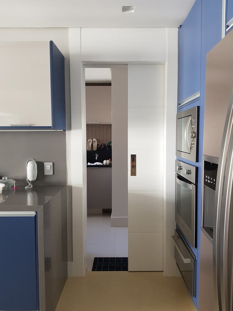 porta de correr embutida