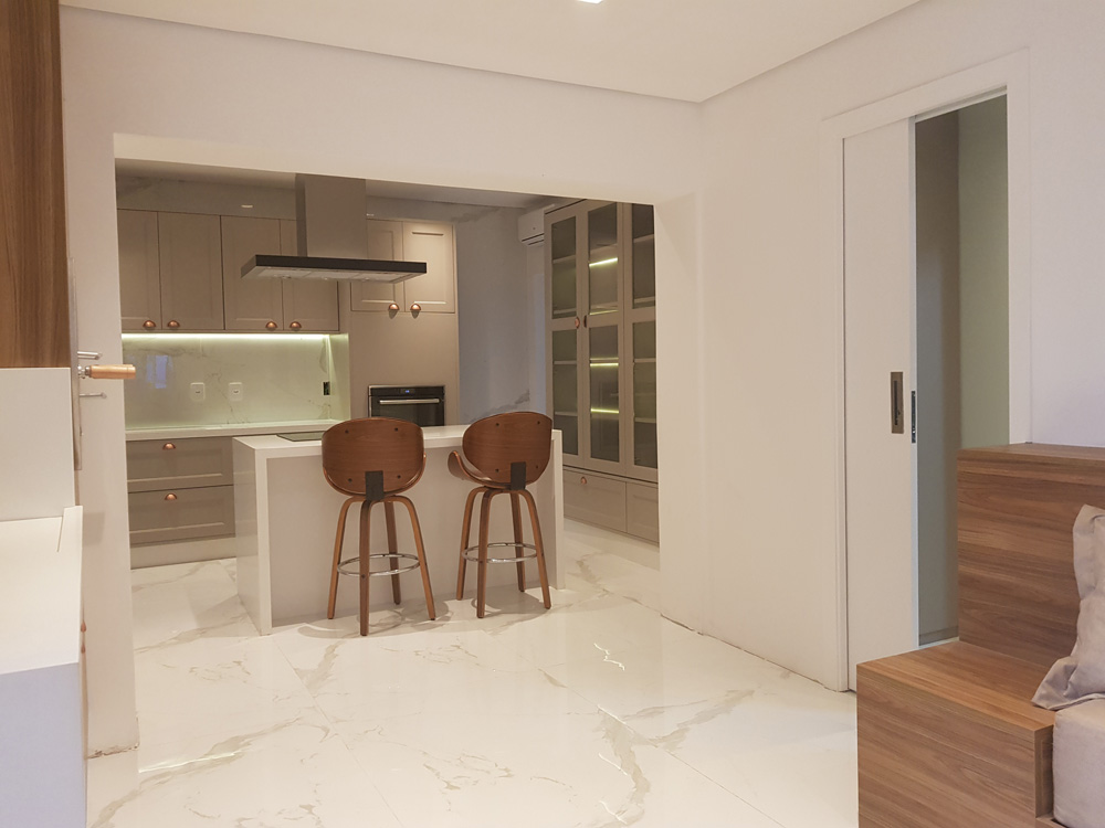 porta de correr embutida