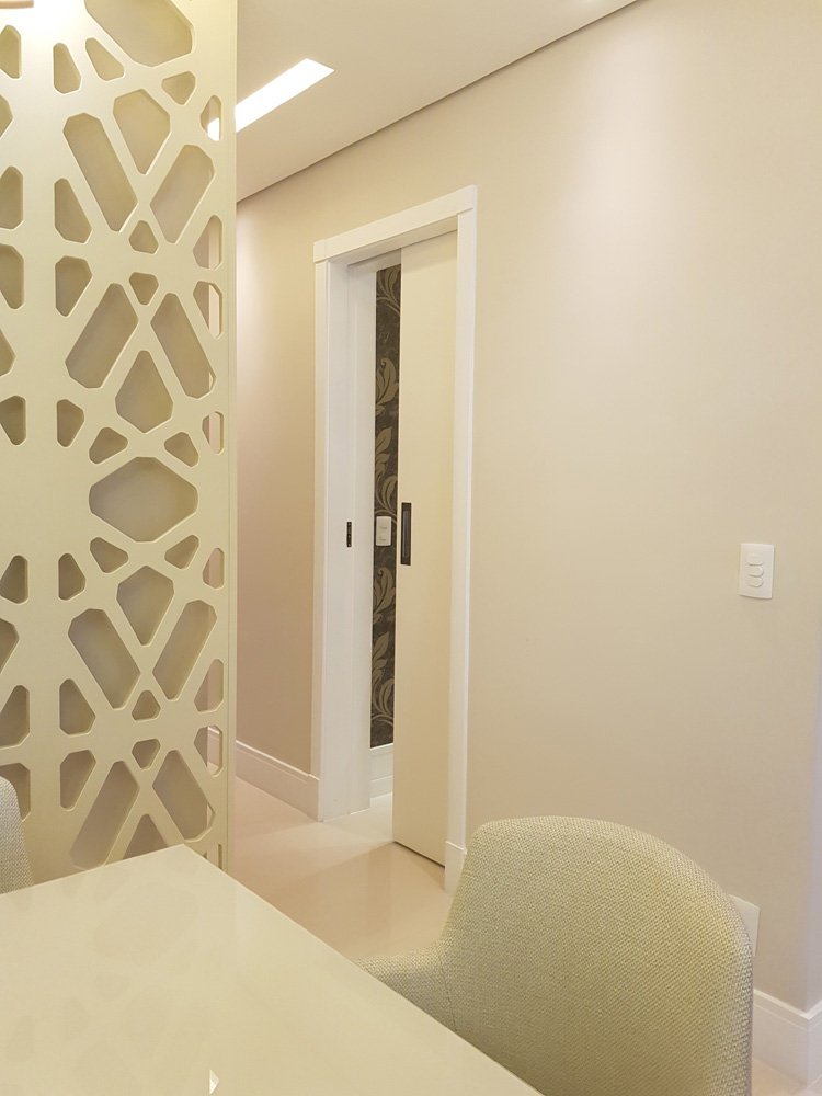 porta de correr embutida